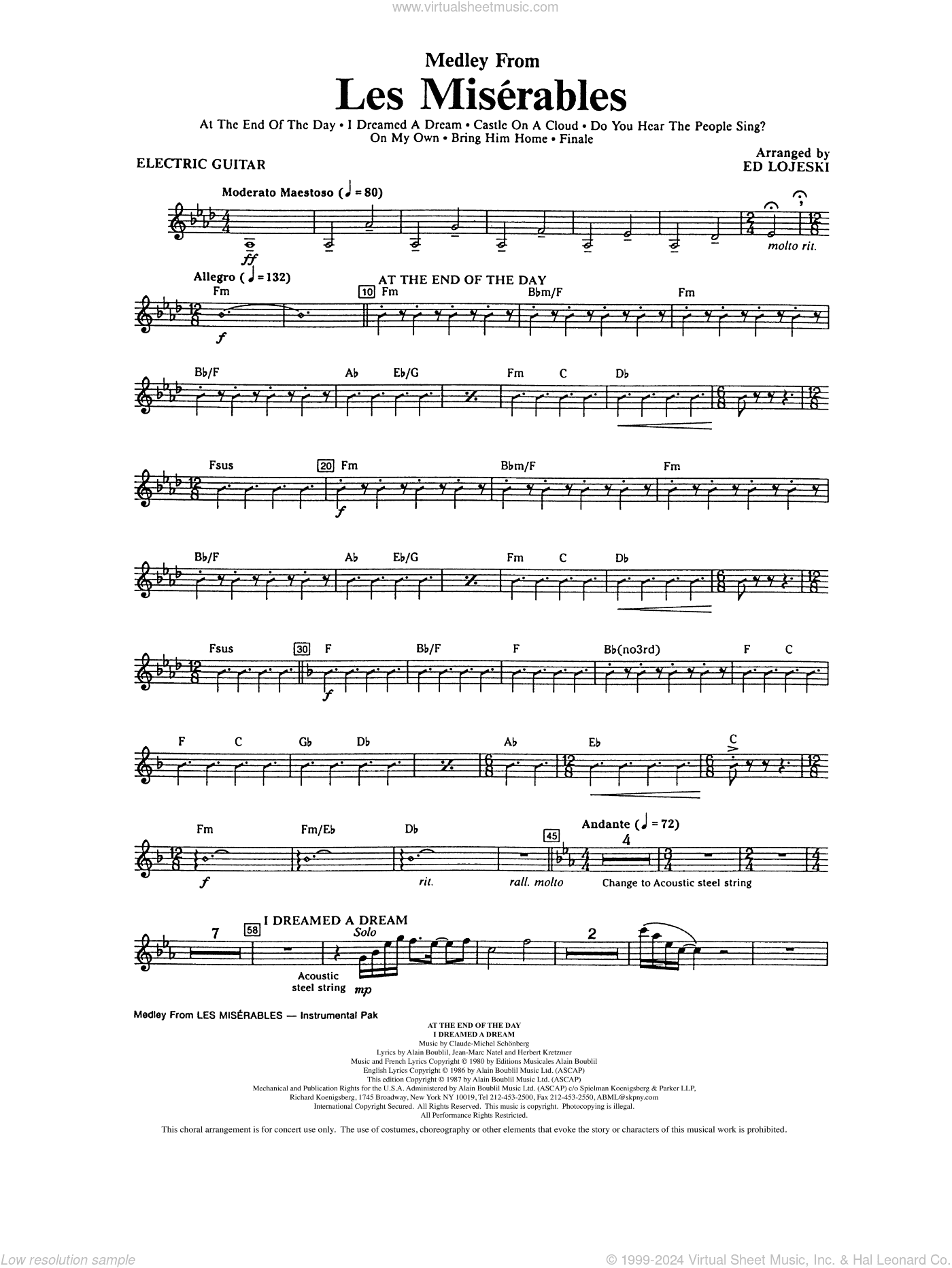 Les Miserables (Choral Medley) (arr. Ed Lojeski)