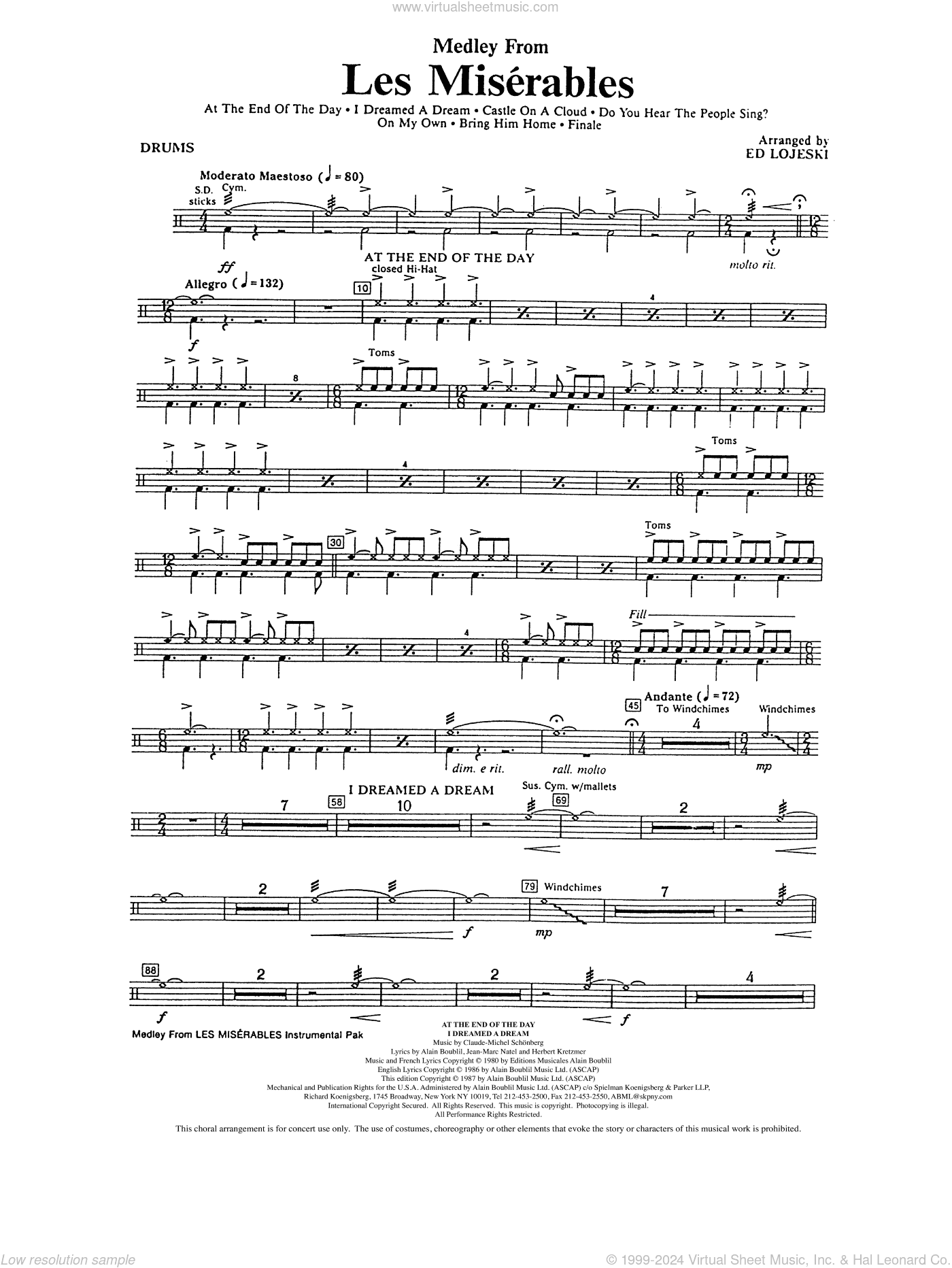 Les Miserables (Choral Medley) (arr. Ed Lojeski)