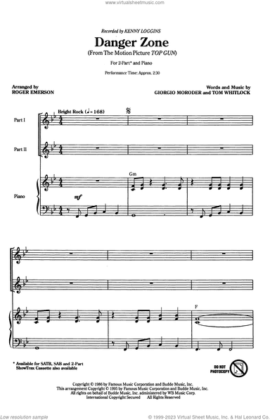 Danger Zone (arr. Roger Emerson)