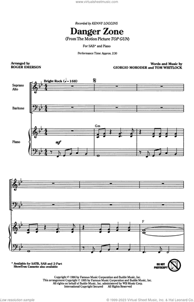 Danger Zone (arr. Roger Emerson)