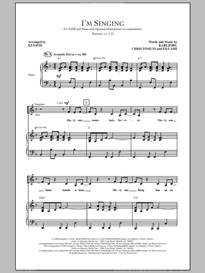 I'm Singing