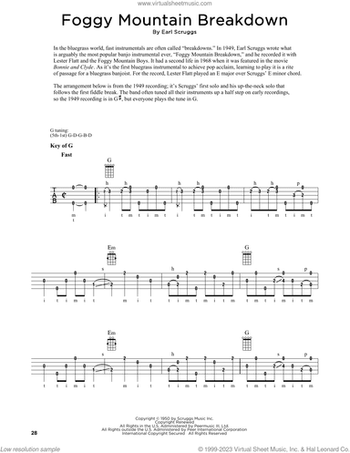 Foggy Mountain Breakdown (arr. Fred Sokolow)