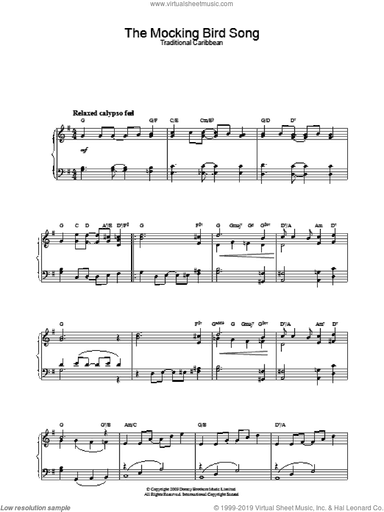 The Mocking Bird Song