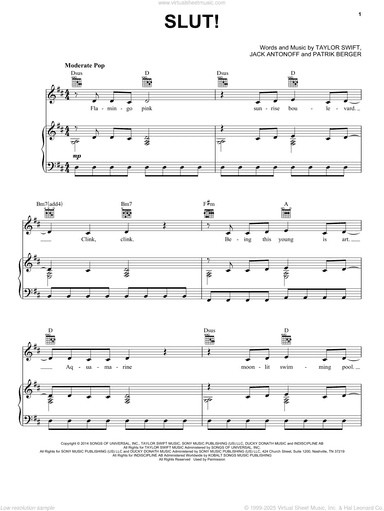 Slut! (Taylor's Version) (From The Vault)