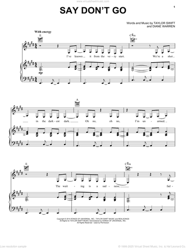 Say Don't Go (Taylor's Version) (From The Vault)