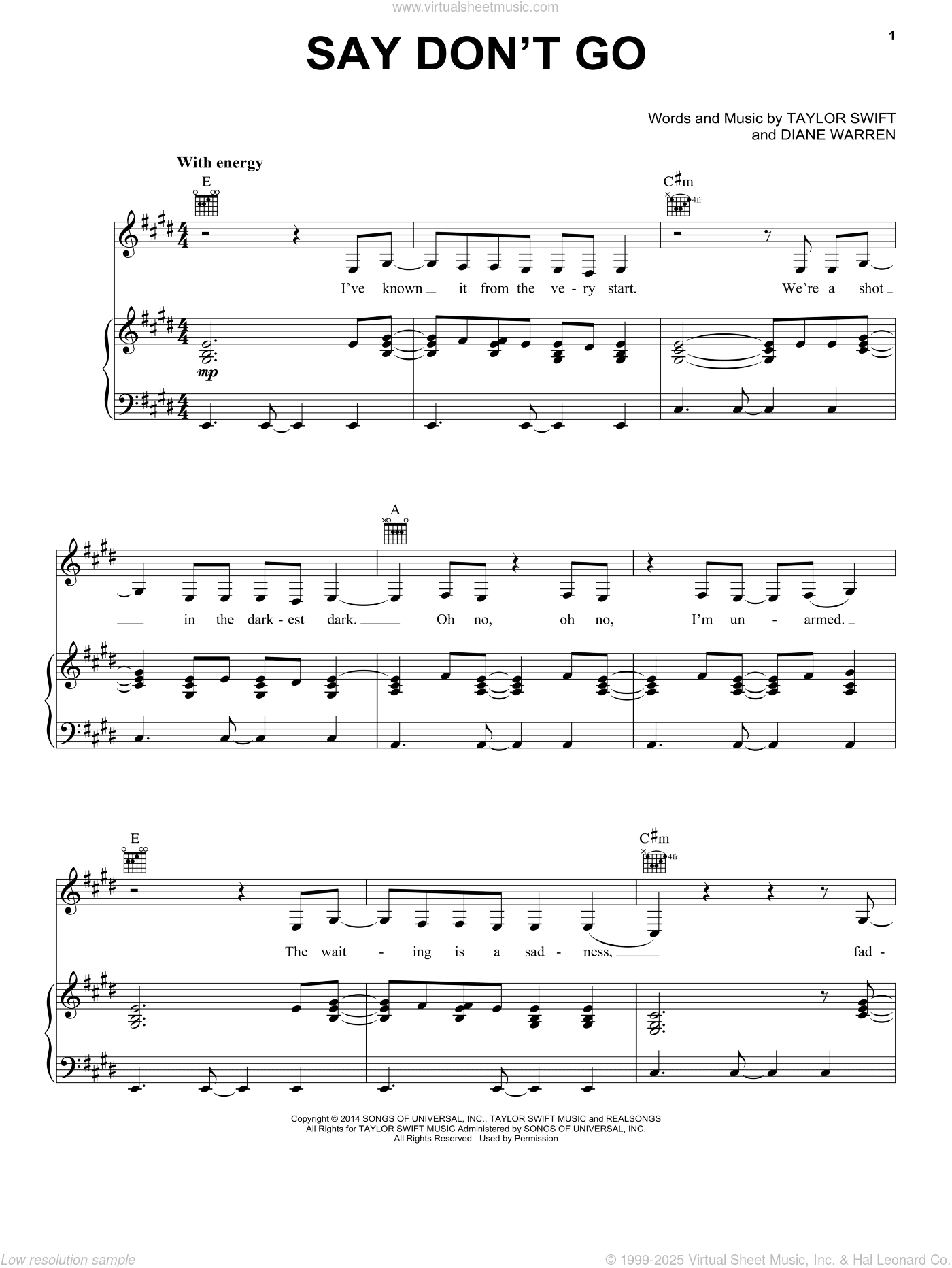 Say Don't Go (Taylor's Version) (From The Vault)