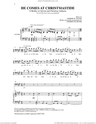 He Comes At Christmastide (arr. Stephen Heyde)