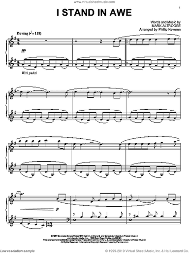 I Stand In Awe (arr. Phillip Keveren)