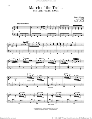 March Of The Trolls, Op. 54, No. 3