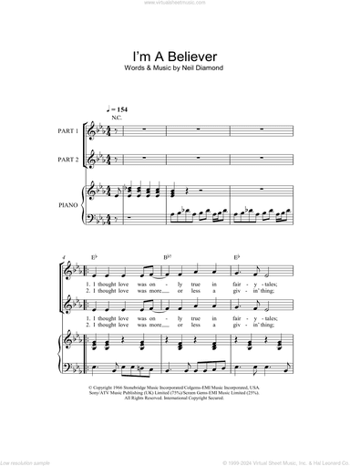 I'm A Believer (arr. Rick Hein)