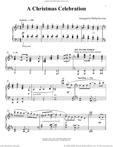 A Christmas Celebration (arr. Phillip Keveren)