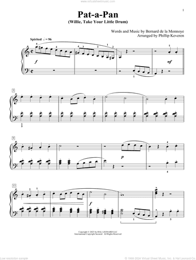 Pat-A-Pan (Willie, Take Your Little Drum) (arr. Phillip Keveren)