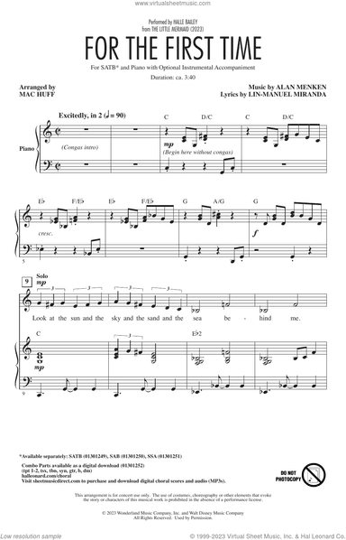 For The First Time (from The Little Mermaid) (2023) (arr. Mac Huff)