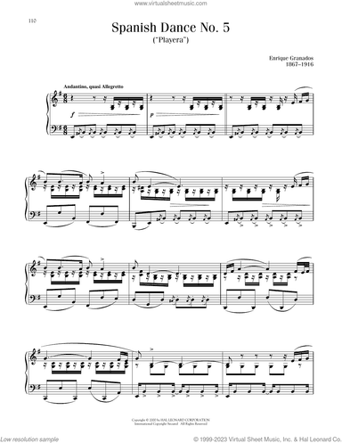 Playera, Op. 5, No. 5