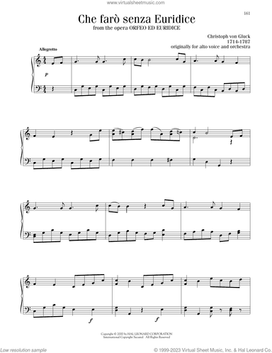 Che Faro Senza Euridice? (Orpheus And Eurydice)