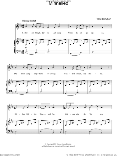 Minnelied D.429