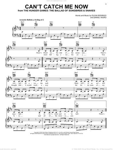 Can't Catch Me Now (from The Hunger Games: The Ballad of Songbirds and Snakes)
