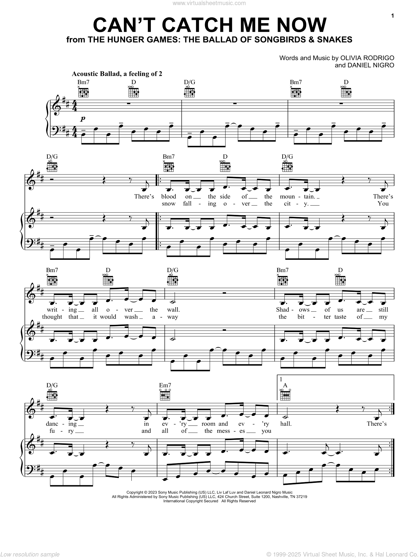 Can't Catch Me Now (from The Hunger Games: The Ballad of Songbirds and Snakes)