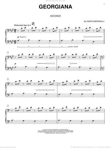 Georgiana (from Pride And Prejudice) (arr. Carol Klose)