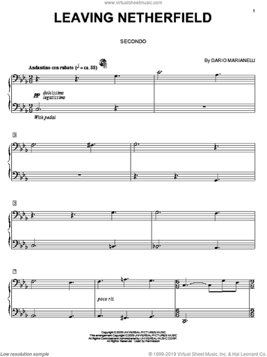 Leaving Netherfield (from Pride And Prejudice) (arr. Carol Klose)