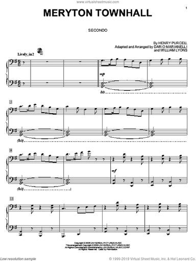 Meryton Townhall (from Pride And Prejudice) (arr. Carol Klose)