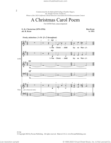 A Christmas Carol Poem