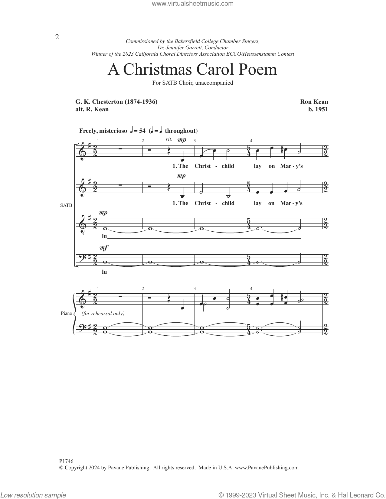 A Christmas Carol Poem