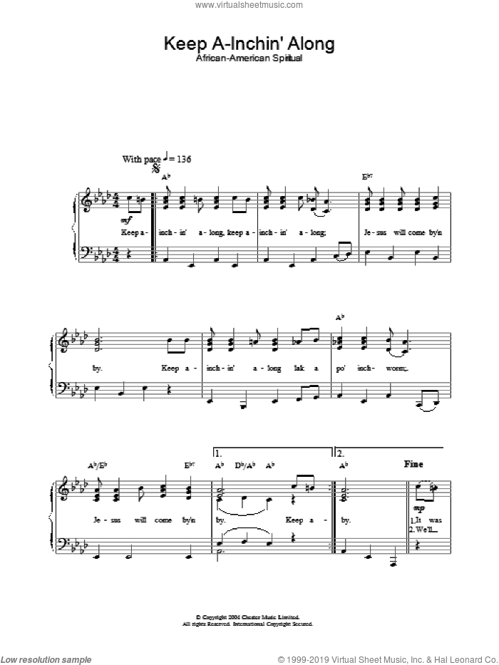 Keep A-Inchin' Along