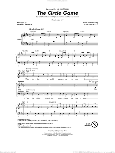 The Circle Game (arr. Audrey Snyder)