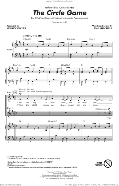 The Circle Game (arr. Audrey Snyder)