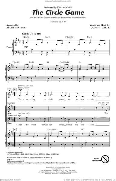 The Circle Game (arr. Audrey Snyder)
