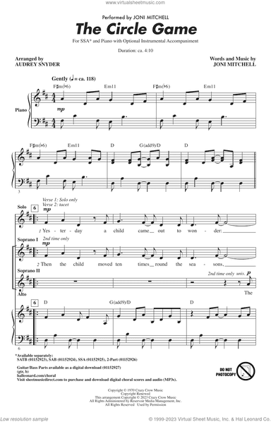 The Circle Game (arr. Audrey Snyder)
