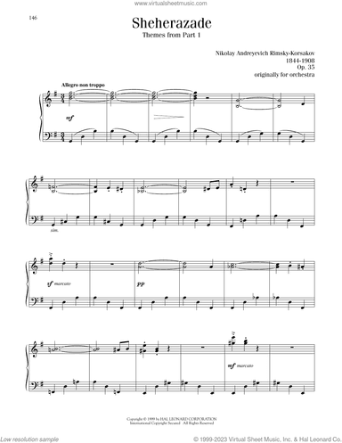 Sheherazade, Themes from Part 1
