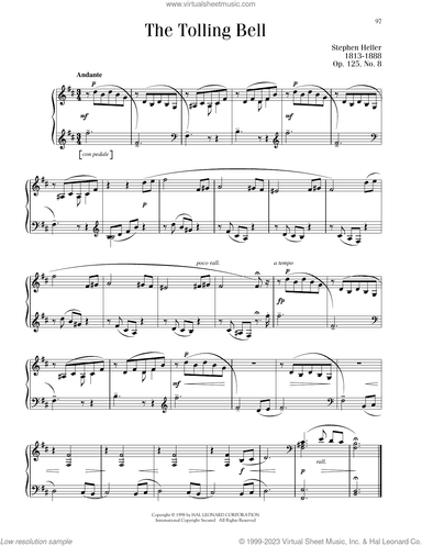 The Tolling Bell, Op. 125, No. 8, (intermediate)