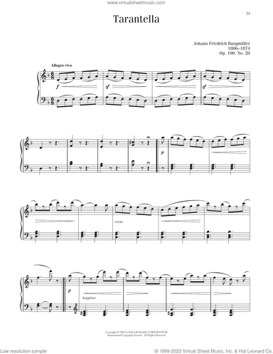 Tarantella, Op. 100, No. 20