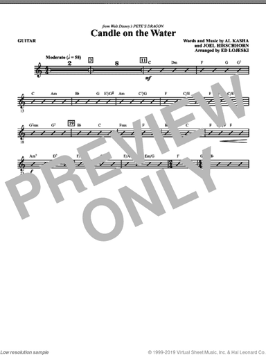 Candle On The Water (from Pete's Dragon) (arr. Ed Lojeski)