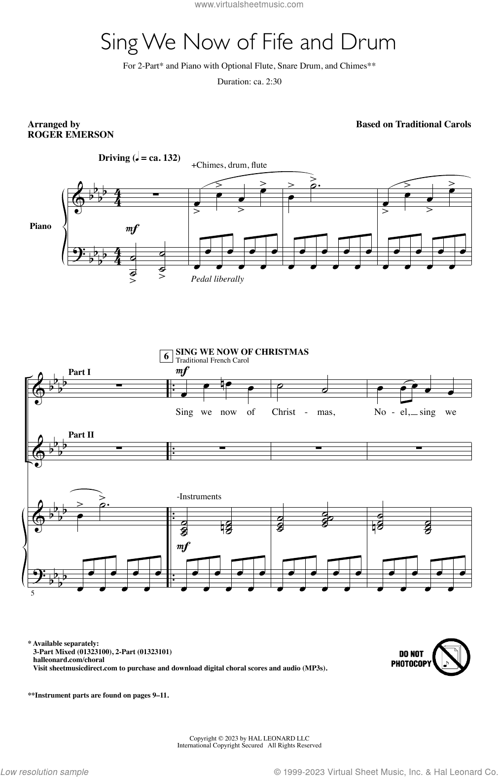 Sing We Now Of Fife And Drum