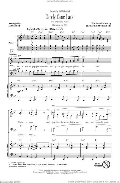 Candy Cane Lane (arr. Mac Huff)