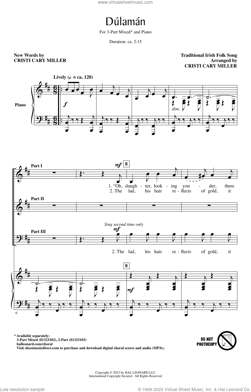 Dulaman (arr. Cristi Cary Miller)