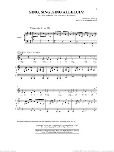 Sing, Sing, Sing Alleluia!