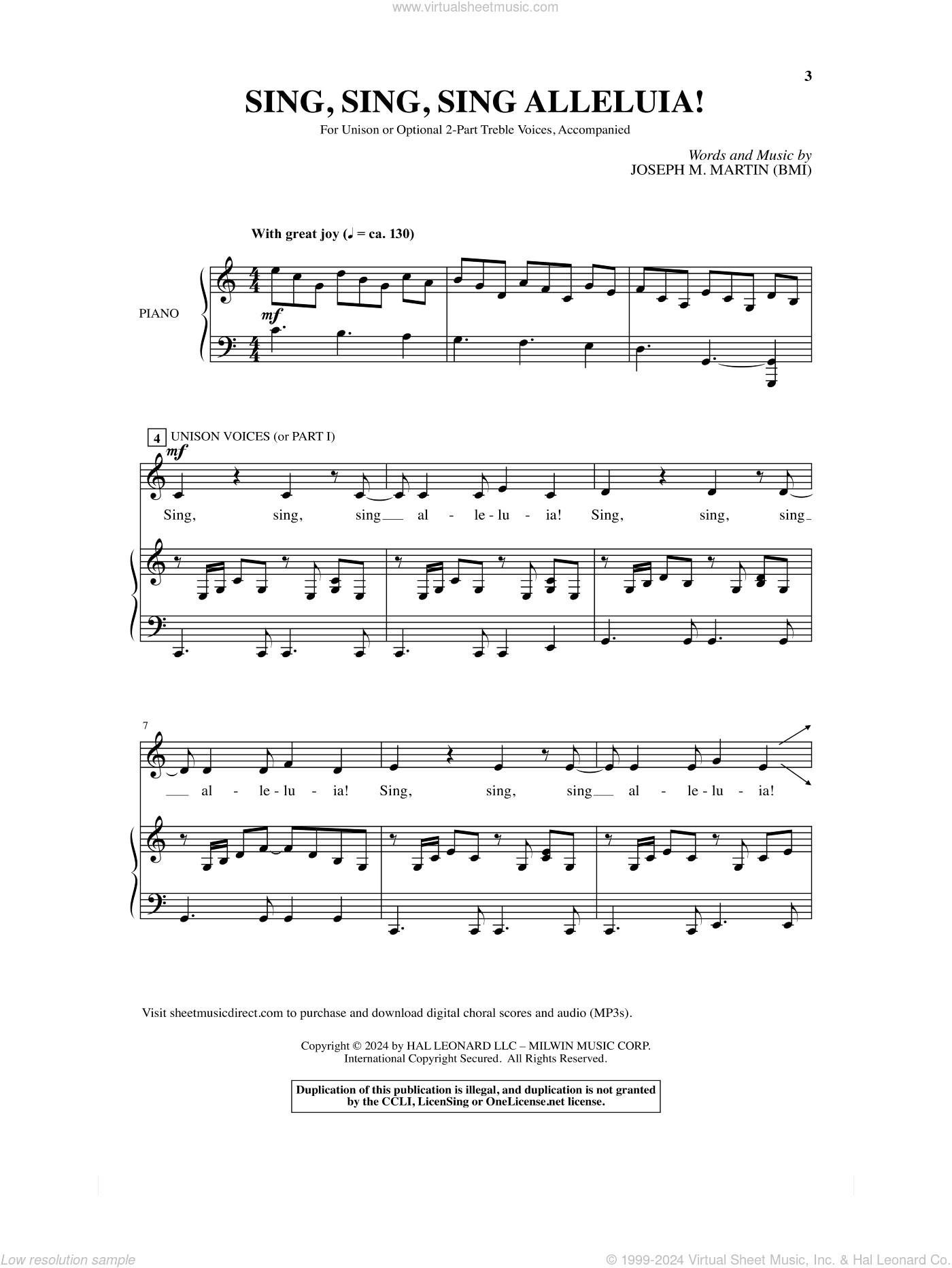 Sing, Sing, Sing Alleluia!