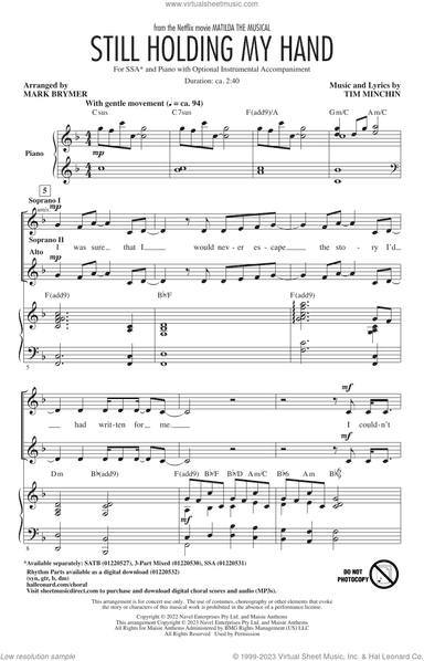 Still Holding My Hand (from Matilda The Musical) (arr. Mark Brymer)