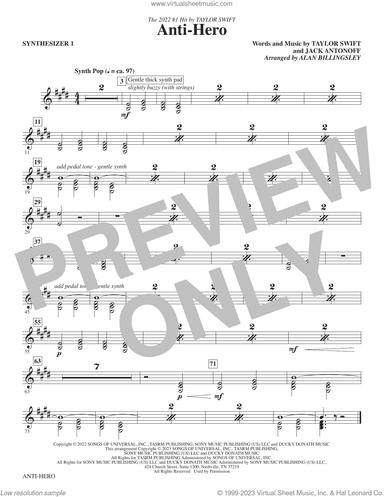 Anti-Hero (arr. Alan Billingsley) (complete set of parts)