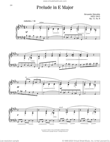 Prelude, Op. 11, No. 9