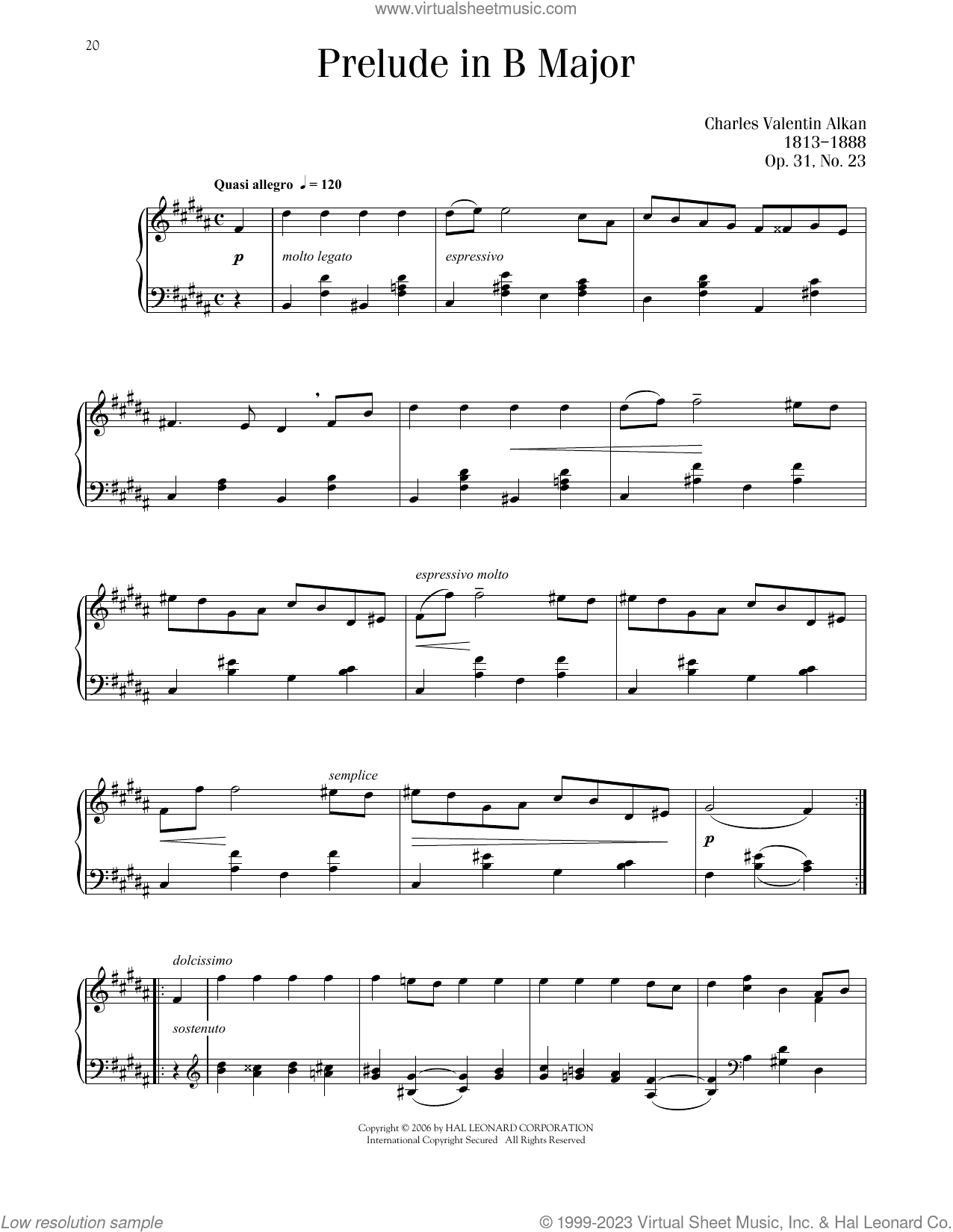 Prelude, Op. 31, No. 23