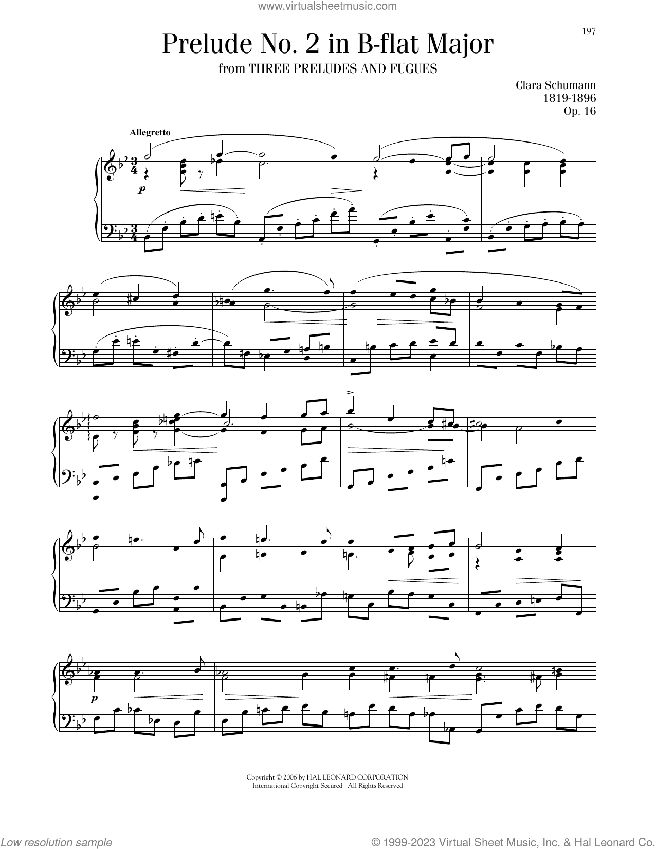 Prelude II, (intermediate)
