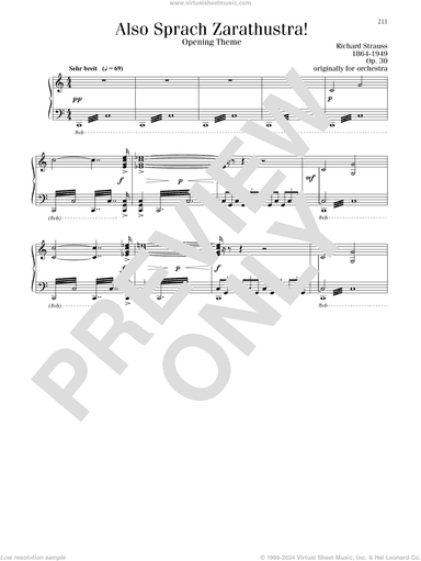Also Sprach Zarathustra, Opening Theme
