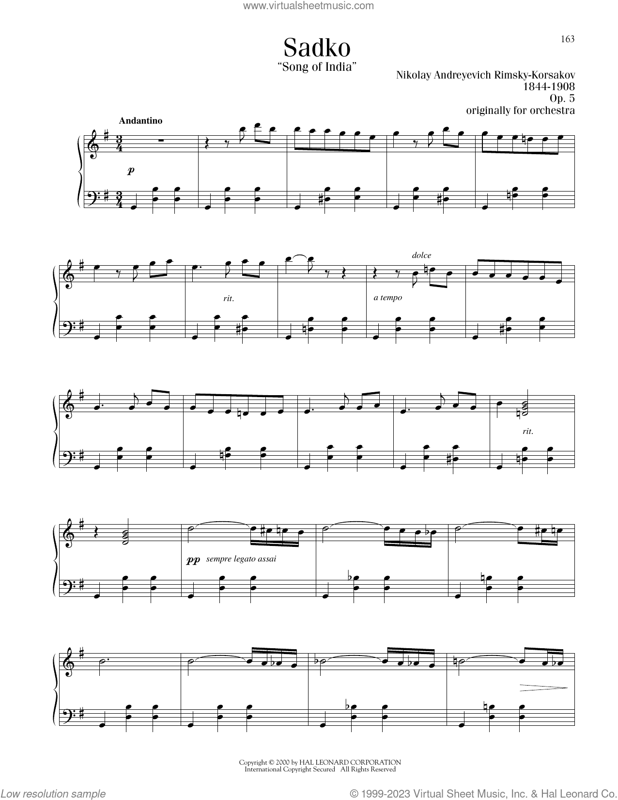 Song Of India