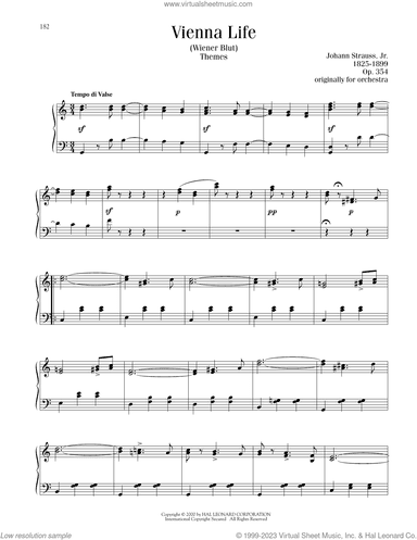 Vienna Life, Op. 354