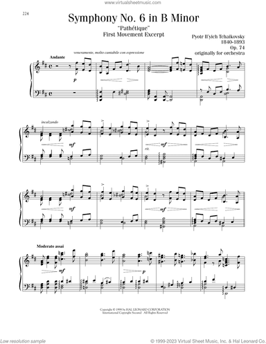 Symphony No. 6 in B Minor ("Pathetique")